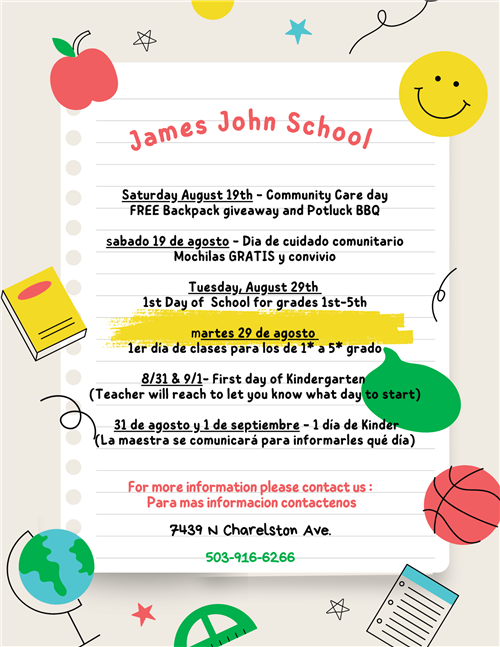 Important dates 